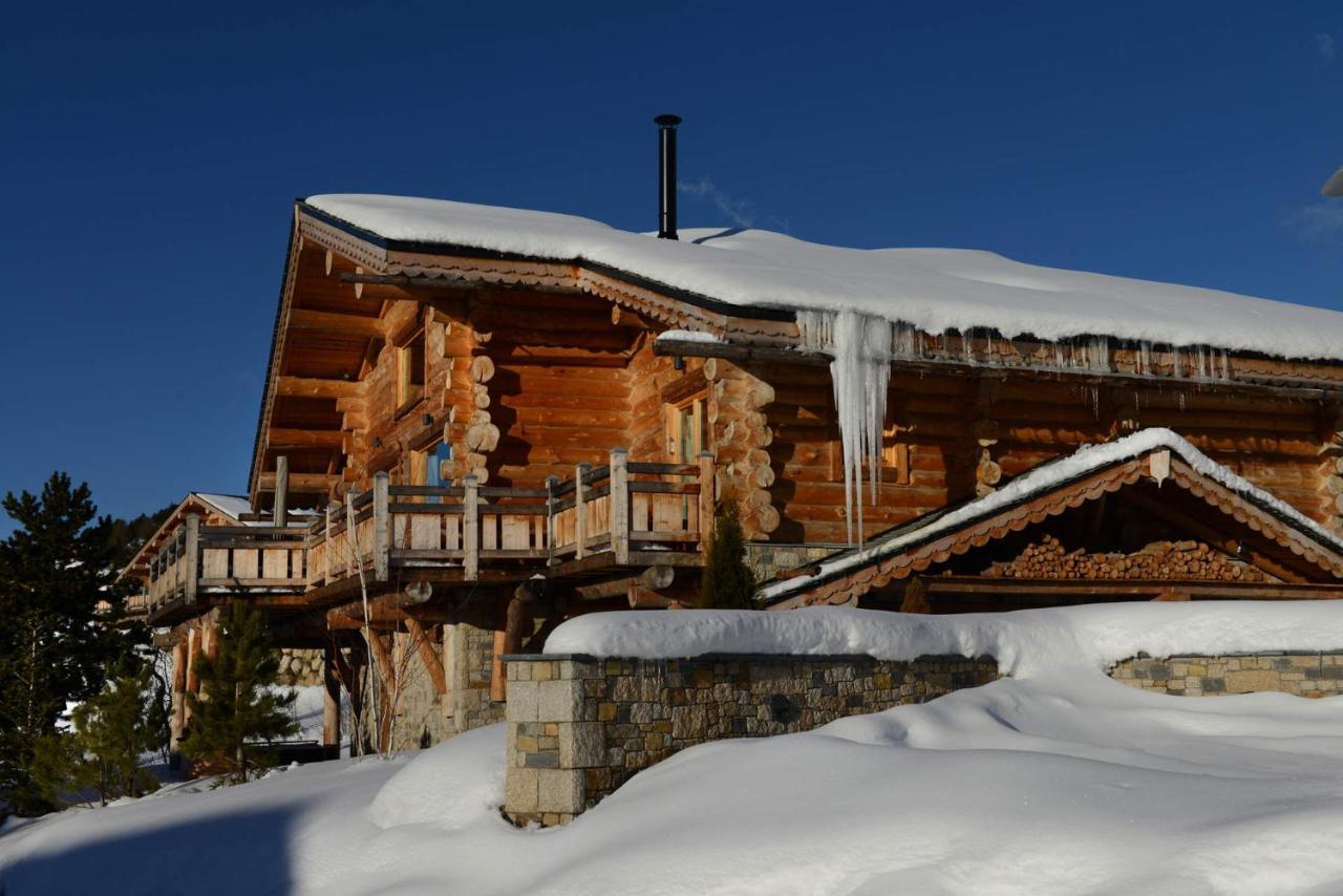 Chalet De Luxe "Lodge Des Sens" - Jacuzzi & Sauna - 12 Pers Bolquere Pyrenees 2000 Exterior foto