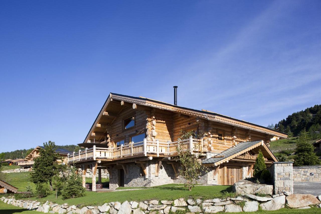 Chalet De Luxe "Lodge Des Sens" - Jacuzzi & Sauna - 12 Pers Bolquere Pyrenees 2000 Exterior foto